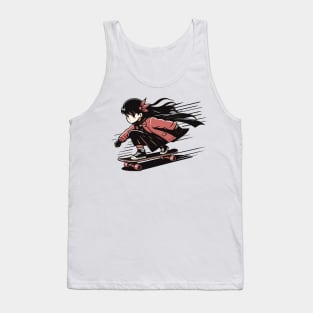 Japan Skater Girl Tank Top